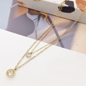 Diamond Layer Necklace