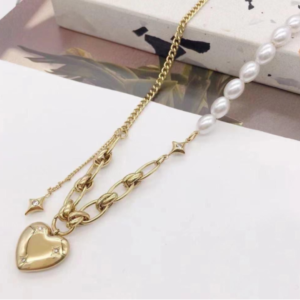 Pearl Heart Necklace