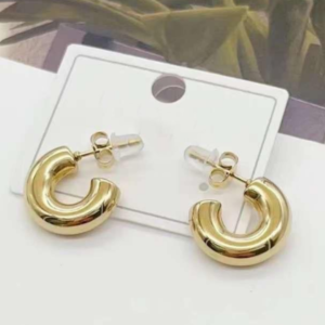 Mini C Hoop Earring 1