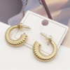Mini C Hoop Earring 2