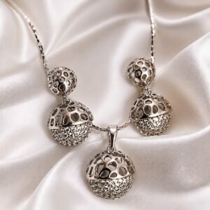 Half Diamond Ball Jewellery Set 2